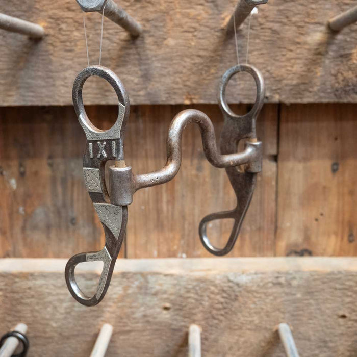 Robert Campbell Silver Mounted Solid Port Bit Tack - Bits Robert Campbell