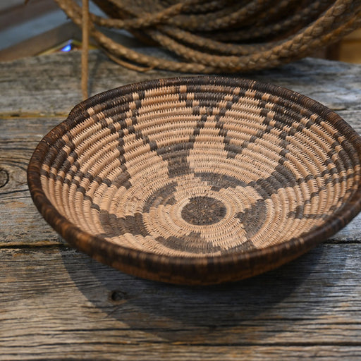 Apache Small Hand-Woven Basket Collectibles Teskey's