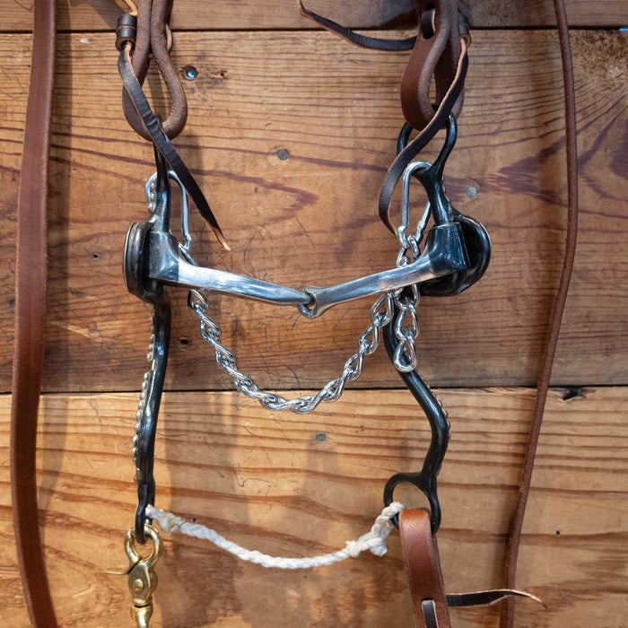 Dutton Square Snaffle Bit Bridle Rig