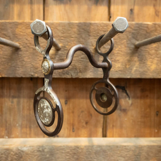 Sam Jenkins Silver Mounted Solid Port Bit Tack - Bits Sam Jenkins