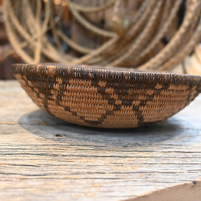 Apache Small Hand-Woven Basket Collectibles Teskey's