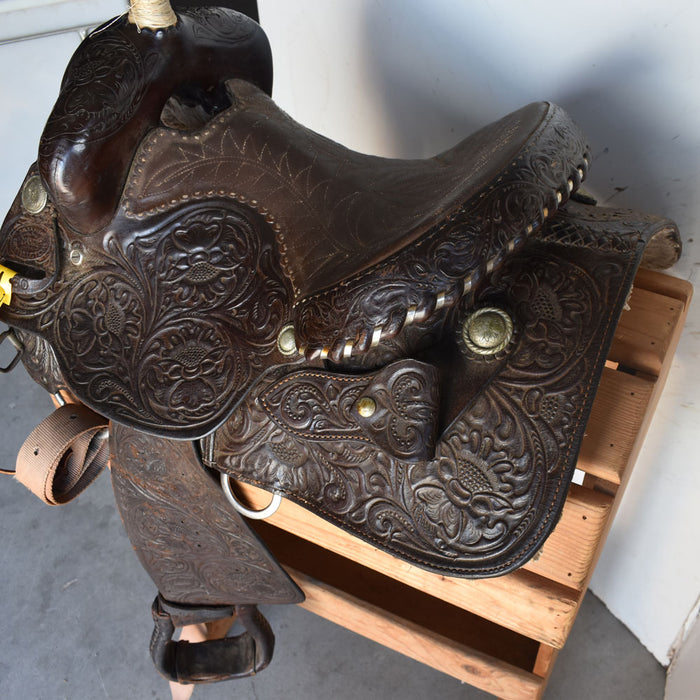 Used Billy Cook 13.5" Rider Saddle Sale Barn Teskey's