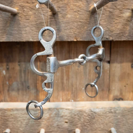 Evans Silver Mounted Argentine Snaffle Bit Tack - Bits Hal Evans