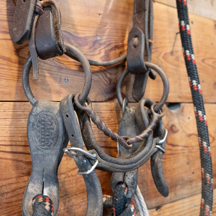 O-Ring Twisted Snaffle Bridle Rig