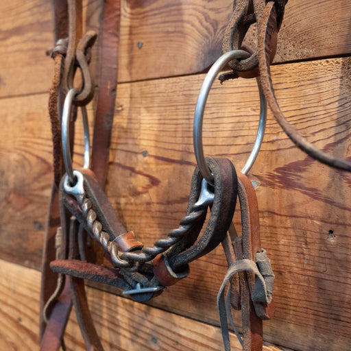 O-Ring Twisted Snaffle Bridle Rig Sale Barn MISC