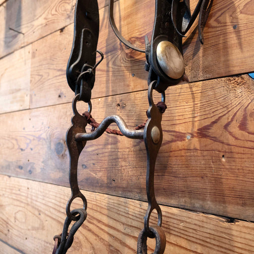 HP Shipley Kansas City Vintage Silver Nickel Conchos Bridle Set Tack - Rigs HP Shiply Kansas City