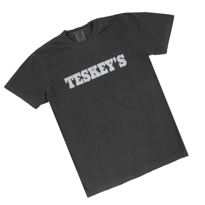 Teskey's Plain Logo Tee - Pepper TESKEY'S GEAR - SS T-Shirts Teskey's