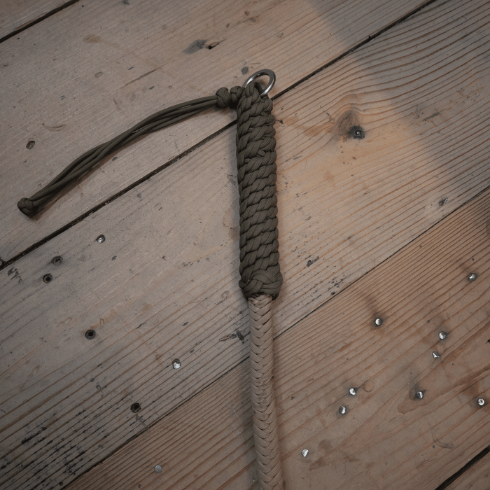 Handmade 33" Rebar Handle Quirt w/Popper