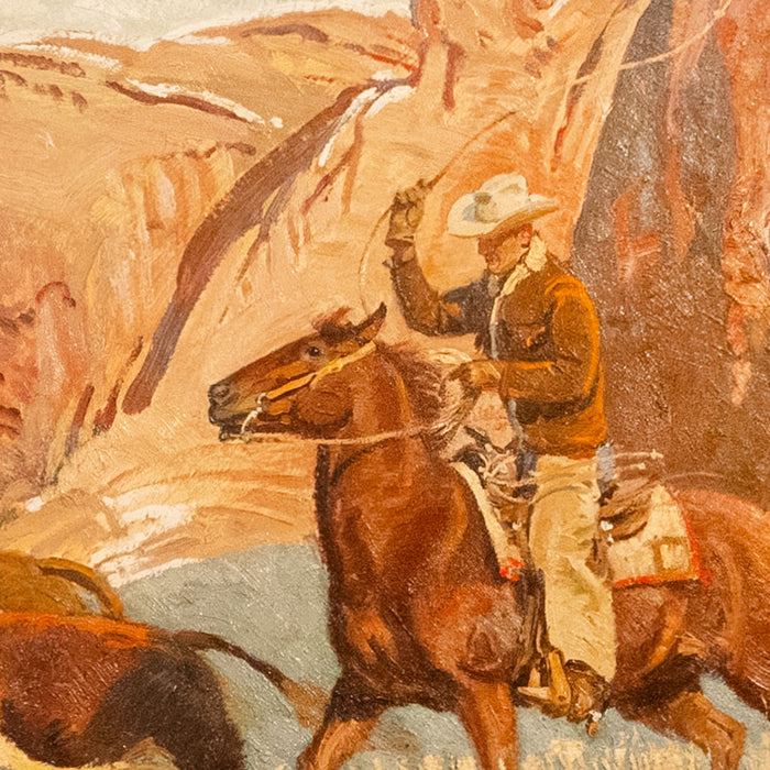 Bringing Them Out a Bueyeros Messa By Robert Lougheed Collectibles Robert Lougheed