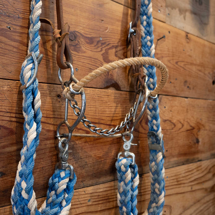 Hackamore Rig w/Braided Nylon Reins