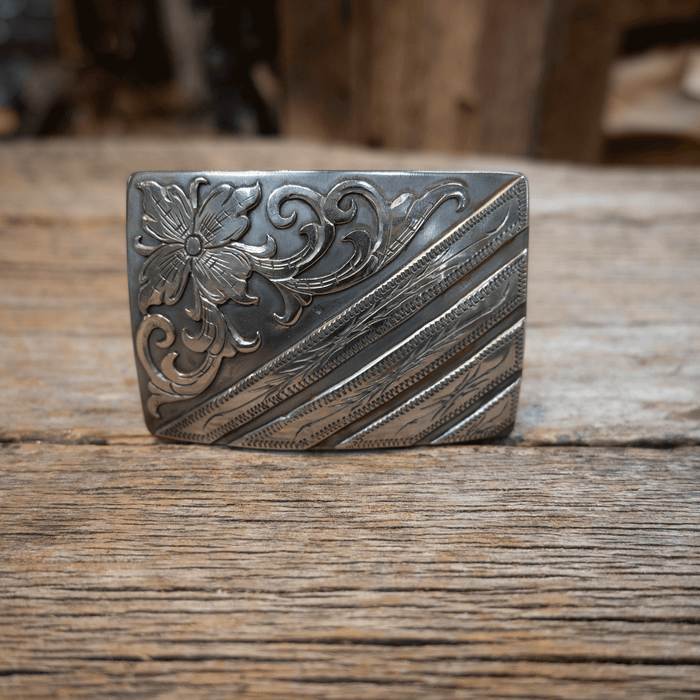 Kamphaus Silver Mounted Belt Buckle