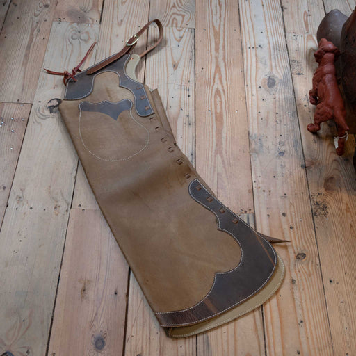 WLC Stepthrough Roughout Chaps Tack - Chaps & Chinks WLC