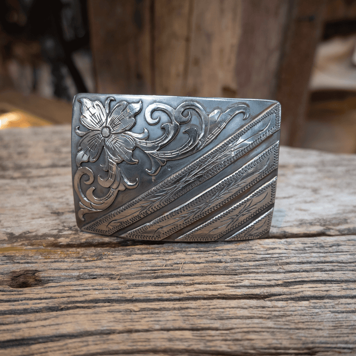 Kamphaus Silver Mounted Belt Buckle