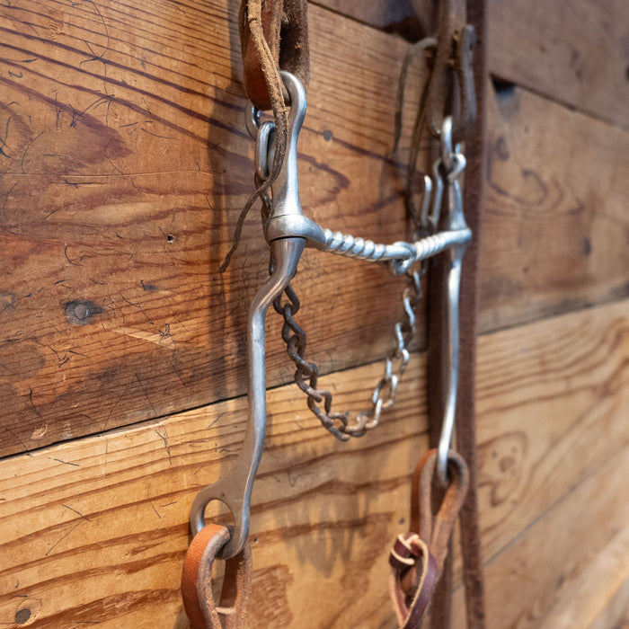 Hollis Twisted Wire Snaffle Bridle Rig