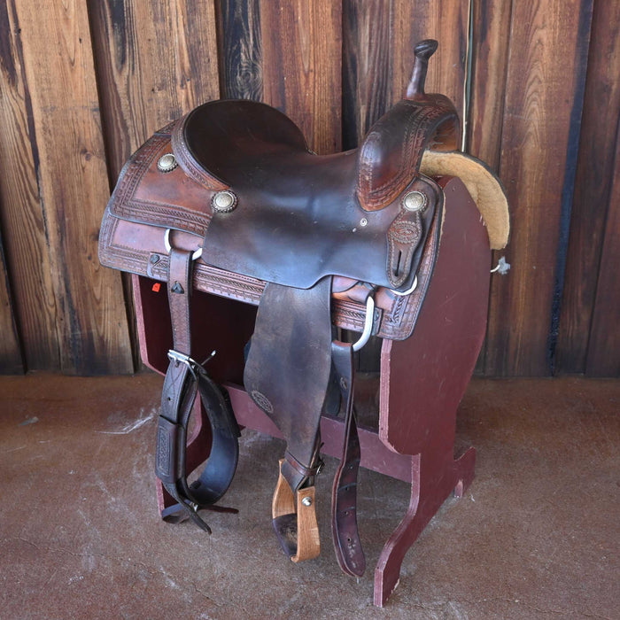 16.5" USED TODD JEYS CUTTING Saddles - Used Todd Jeys