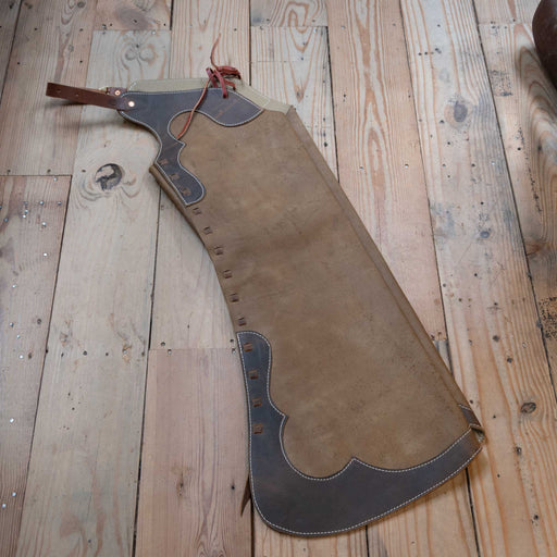 WLC Stepthrough Roughout Chaps Tack - Chaps & Chinks WLC