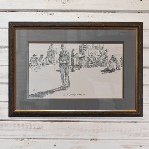 Chuckwagon Sketch By David Nordahl Collectibles David Nordahl