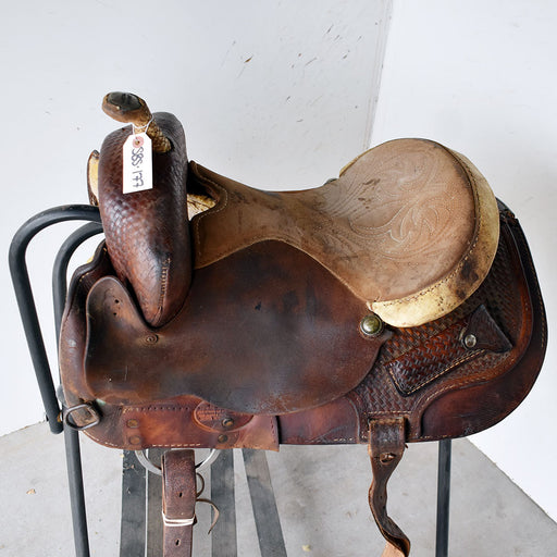 Used 15" Non-Rider Decor Only Saddle Sale Barn Teskey's