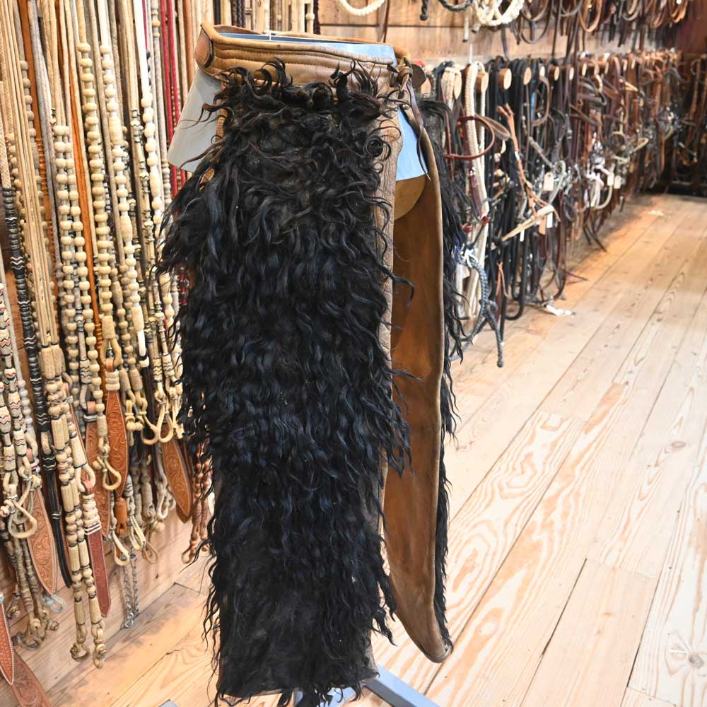 Vintage Chaps - Wooly Shotgun Chaps - Western Decor  _C484 Tack - Chaps & Chinks Teskey's   
