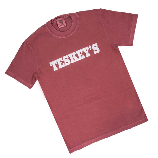 Teskey's Plain Logo Tee - Brick TESKEY'S GEAR - SS T-Shirts Teskey's