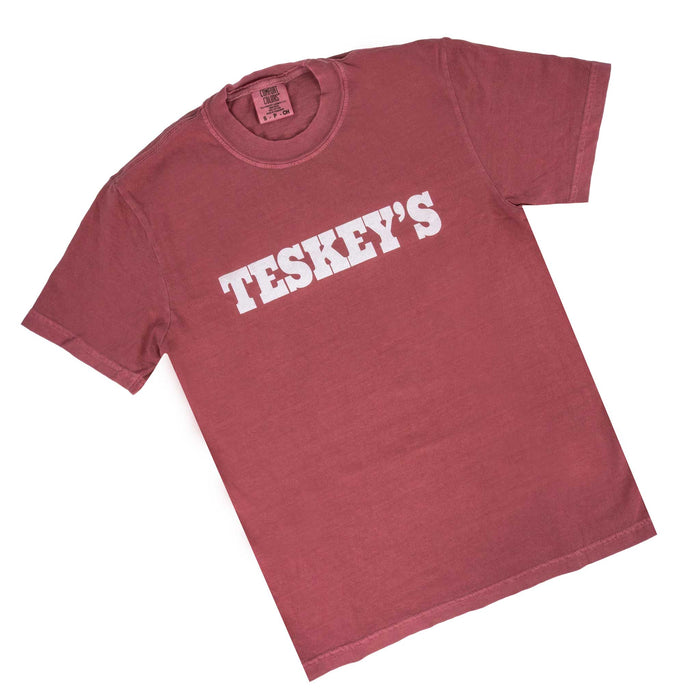 Teskey's Plain Logo Tee - Brick TESKEY'S GEAR - SS T-Shirts Teskey's