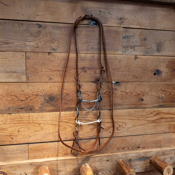 Dutton Square Snaffle Bit Bridle Rig