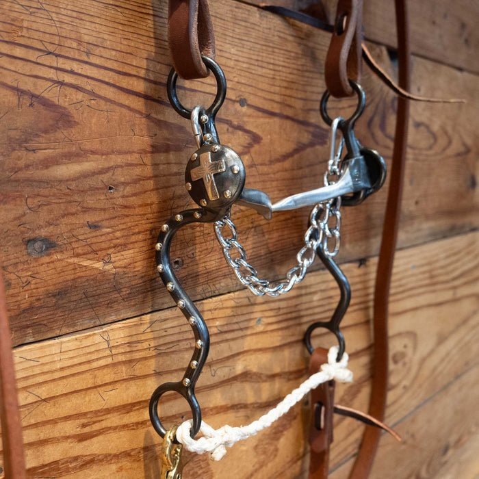 Dutton Square Snaffle Bit Bridle Rig