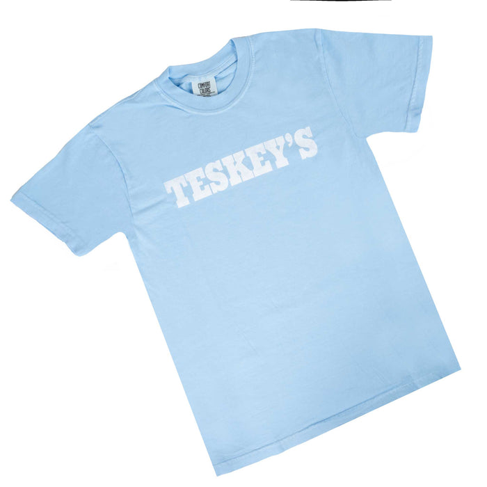 Teskey's Plain Logo Tee - Hydrangea TESKEY'S GEAR - SS T-Shirts Teskey's