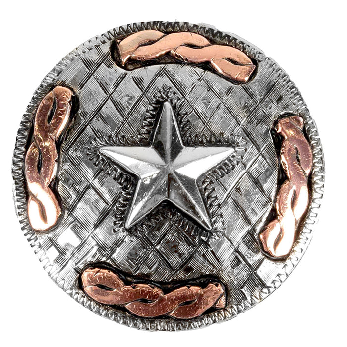 Antique & Copper Star Concho Tack - Conchos & Hardware MISC