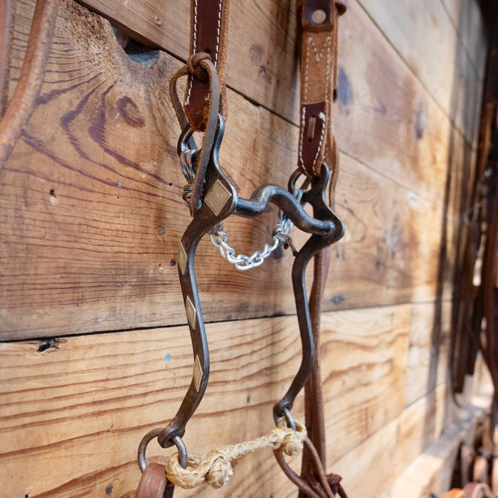 B. Brown Solid Port Bridle Rig Tack - Rigs B. Brown