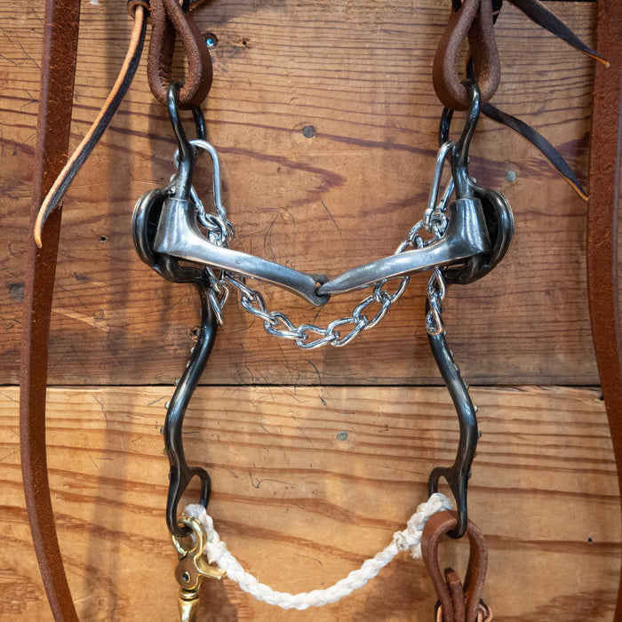 Dutton Square Snaffle Bit Bridle Rig