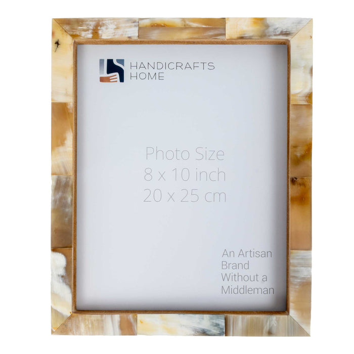 Horn Inlay Frame 8x10 - Essence White HOME & GIFTS - Home Decor - Decorative Accents Handicrafts Home