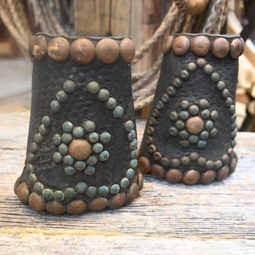 Vintage Studded Heart Cowboy Cuffs Collectibles MISC