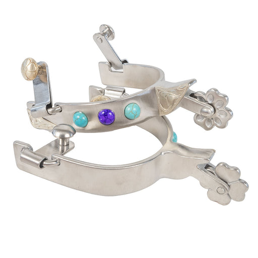 Partrade Cowboy Tack Southwest Gemstone Spur Tack - Spurs Partrade 1"