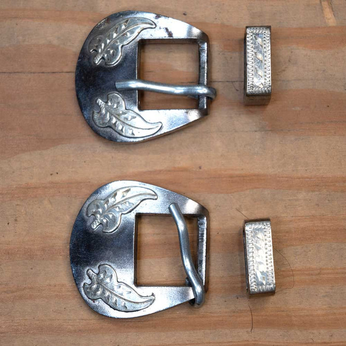Wayne Dollar 2Piece Headstall Buckles _CA354 Tack - Conchos & Hardware Wayne Dollar