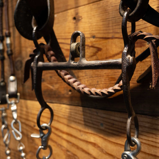 Stunning Vintage Dotted Bridle Rig w/Cavesson & Romel Reins Collectibles MISC