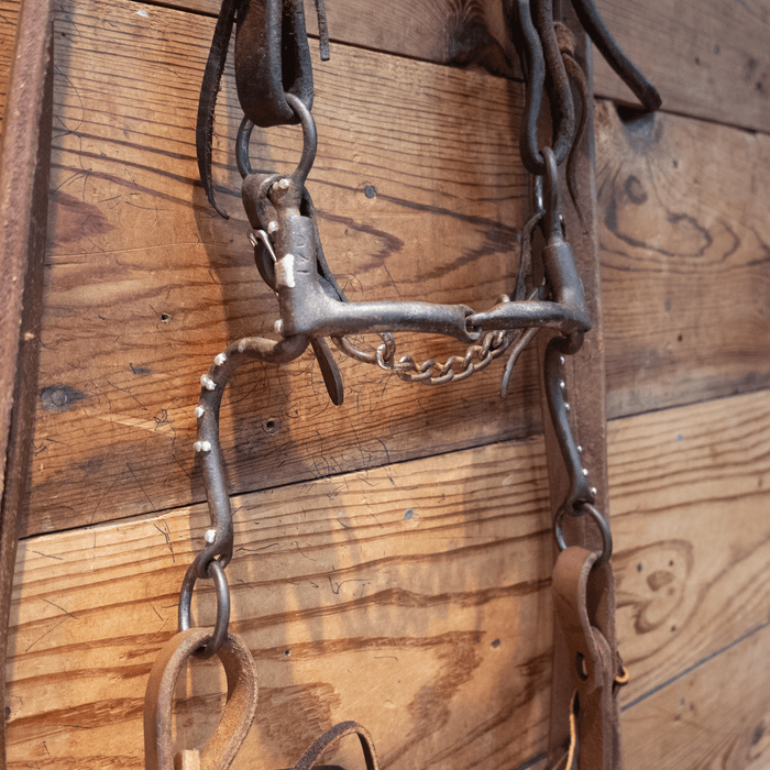Snaffle w/ Copper Inlay Bit Bridle Rig