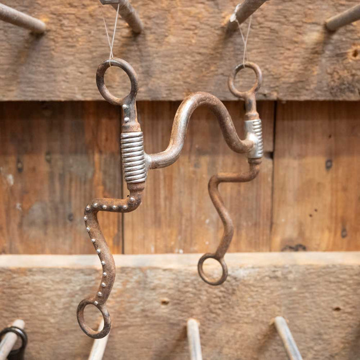 Silver Dotted Solid Port Bit Tack - Bits MISC