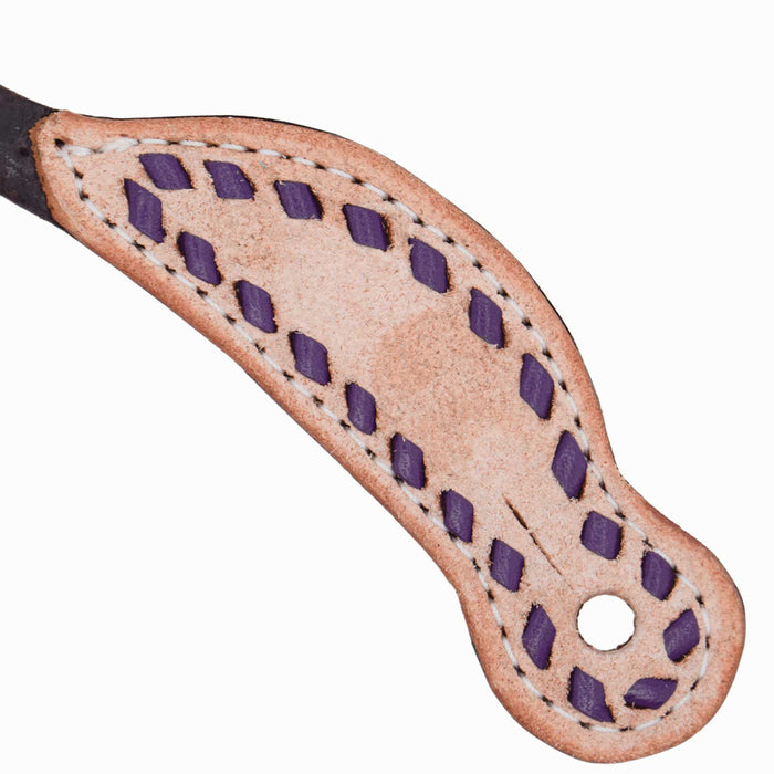 Teskey's Ladies Two Tone Chocolate Spur Strap w/Buckstitch