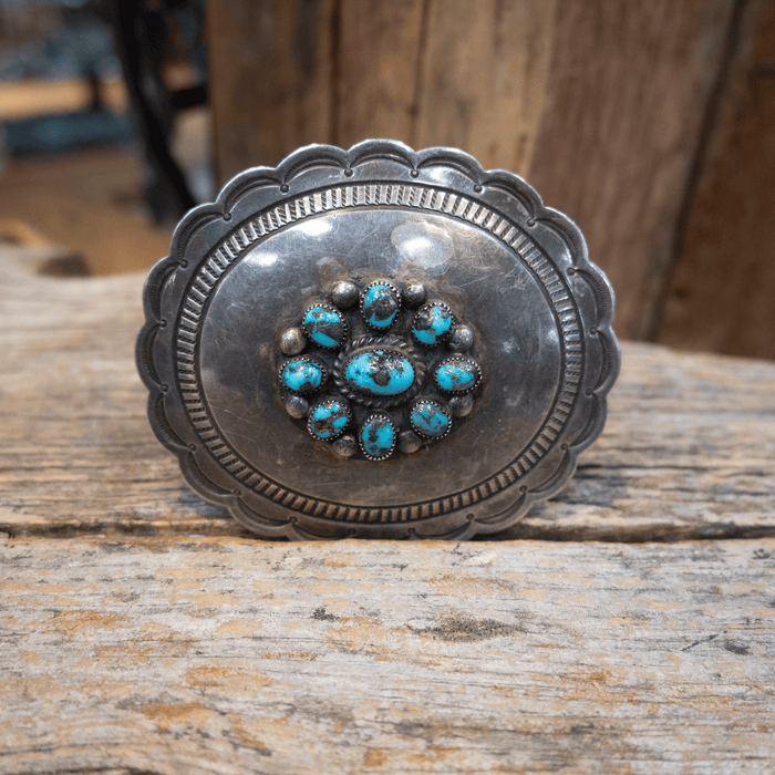 Vintage Navajo Turquoise Buckle