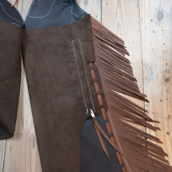 WLC - Stepthrough Roughout Chaps Tack - Chaps & Chinks WLC