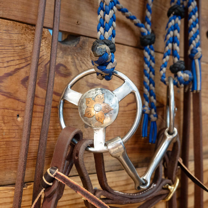 Ricky Trammell Locked O-Ring Snaffle Bridle Rig Tack - Rigs Ricky Trammell