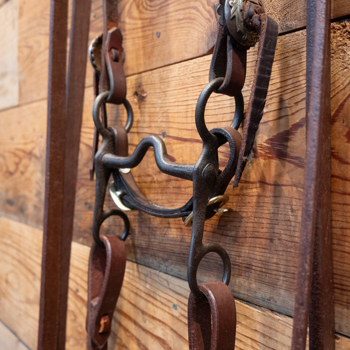 Single Ear Solid Port Bridle Rig Tack - Rigs MISC