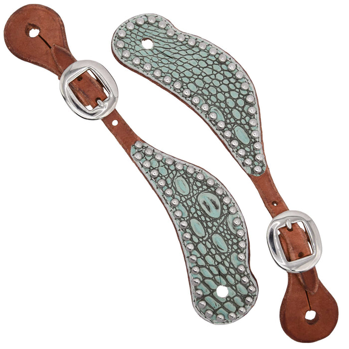 Teskey's Turquoise Gator Spur Straps