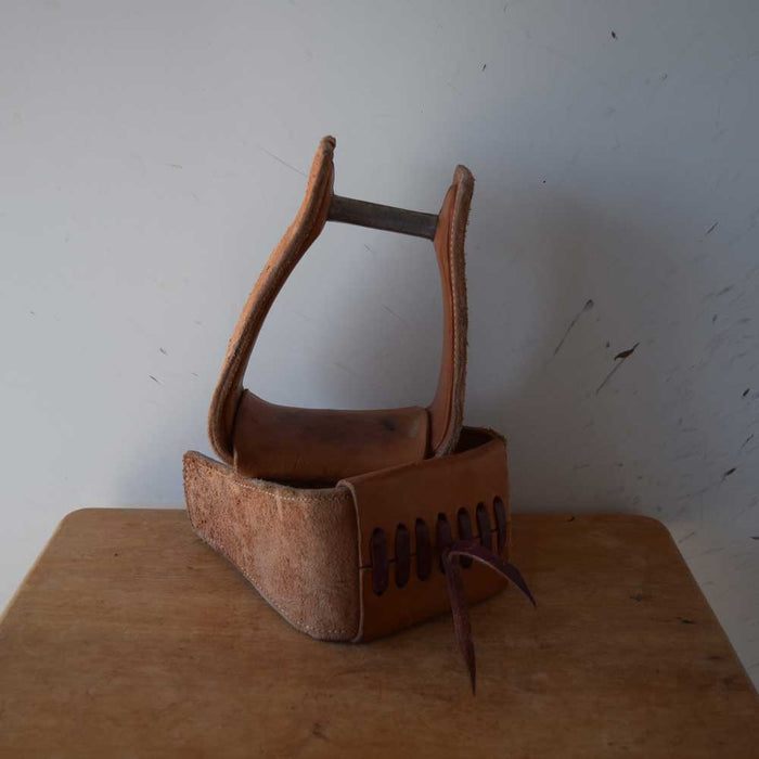 Used Slanted Overshoe Roughout Covered Stirrups Sale Barn Teskey's