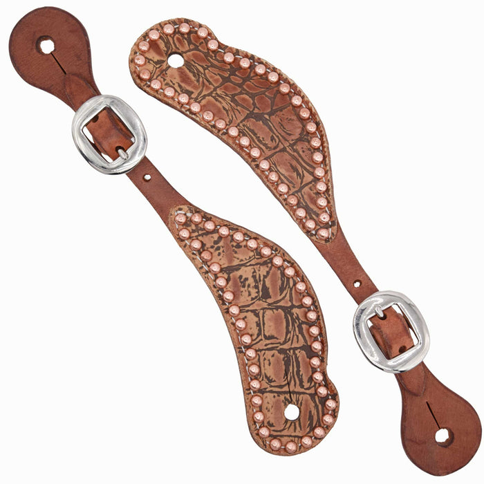 Teskey's Gator Print Spur Straps
