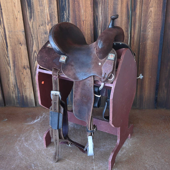 13.5" USED JEFF SMITH XTREME BARREL SADDLE Saddles - Used Jeff Smith