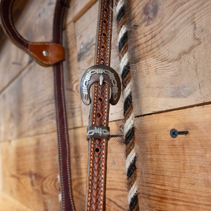 JT Silversmith Copper Hooded Port Bridle Rig Tack - Rigs JT Silversmith