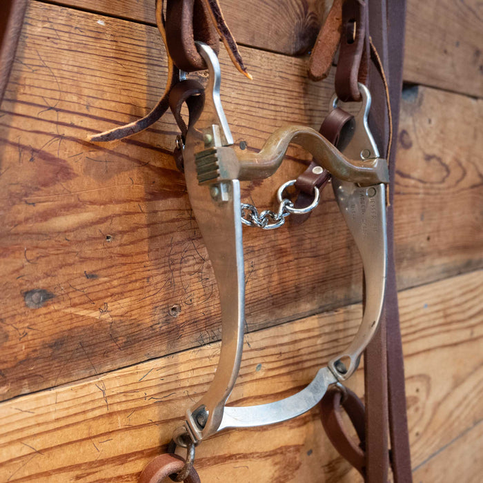 Sleister Copper Port Bit Bridle Rig