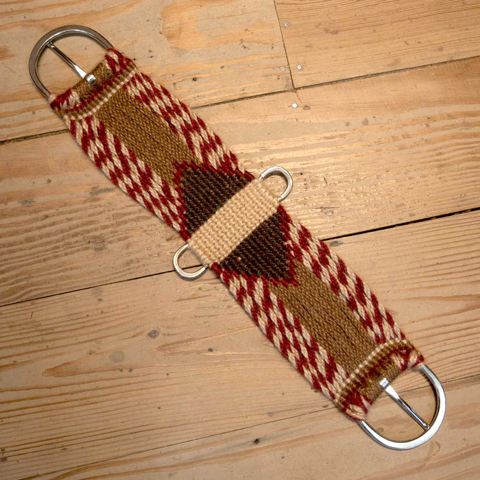 Ross Bullinger 26" Burgandy/Chocolate Mohair Cinch Tack - Cinches Ross Bullinger